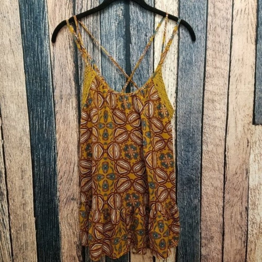 Crossback Spaghetti Strap Camisole Top